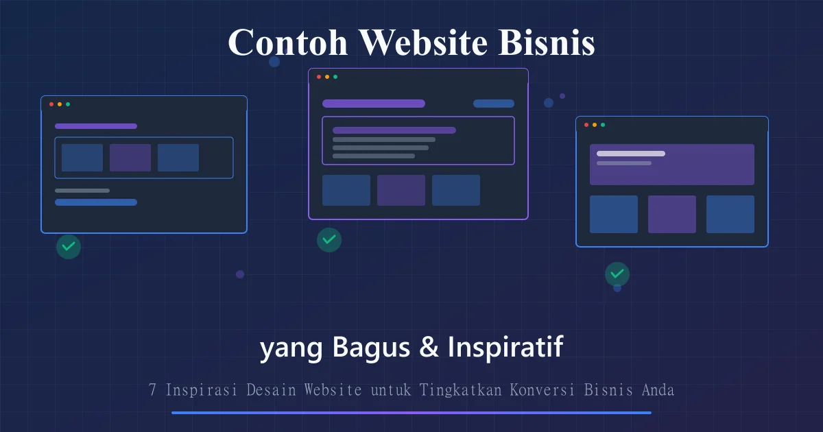 Cover artikel 7 Contoh Website Bisnis yang Bagus & Inspiratif untuk UMKM 2026