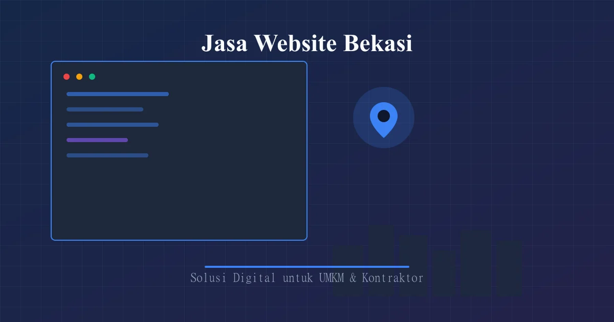 Cover artikel Jasa Pembuatan Website Bekasi: Solusi Digital untuk UMKM & Kontraktor