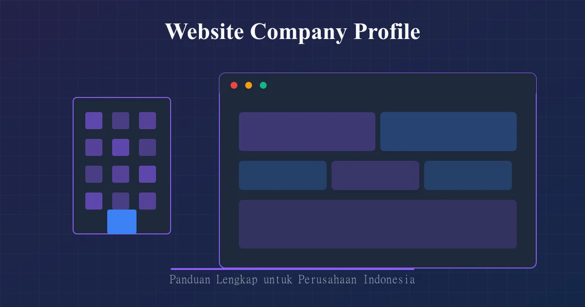 Cover artikel Website Company Profile: Panduan Lengkap untuk Perusahaan Indonesia 2026