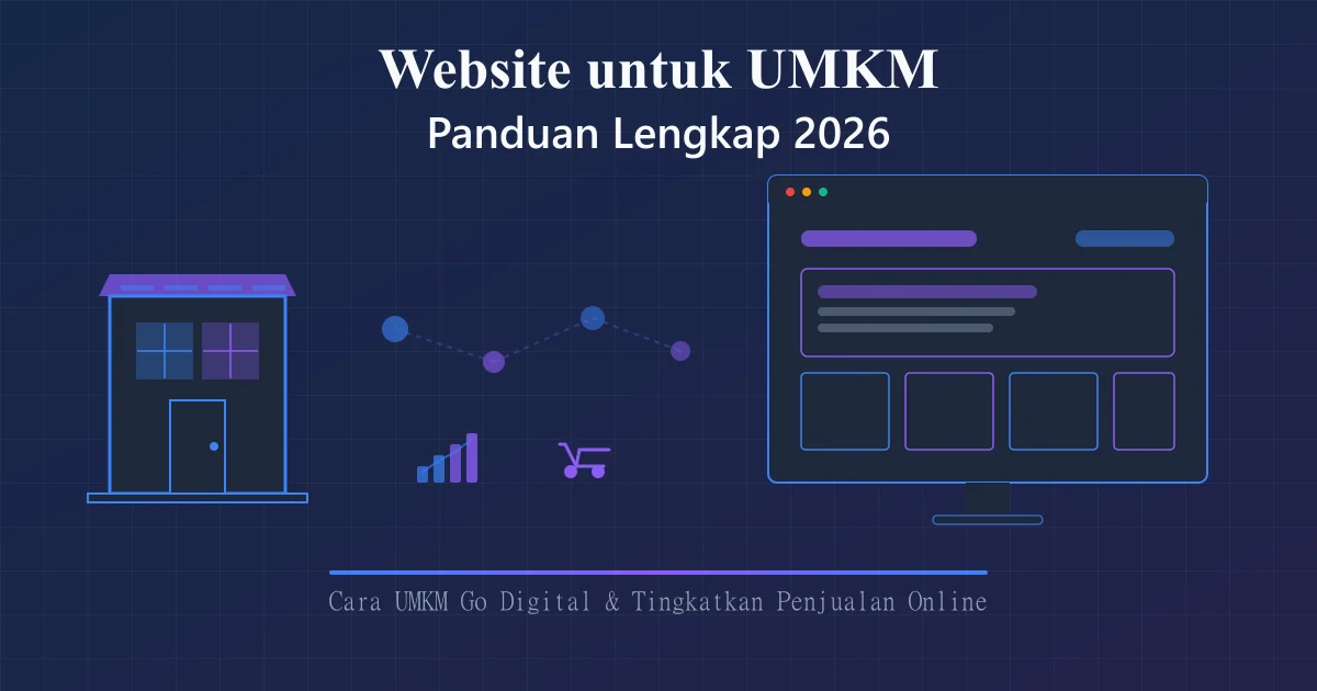 Cover artikel Website untuk UMKM: Panduan Lengkap Go Digital & Tingkatkan Penjualan 2026